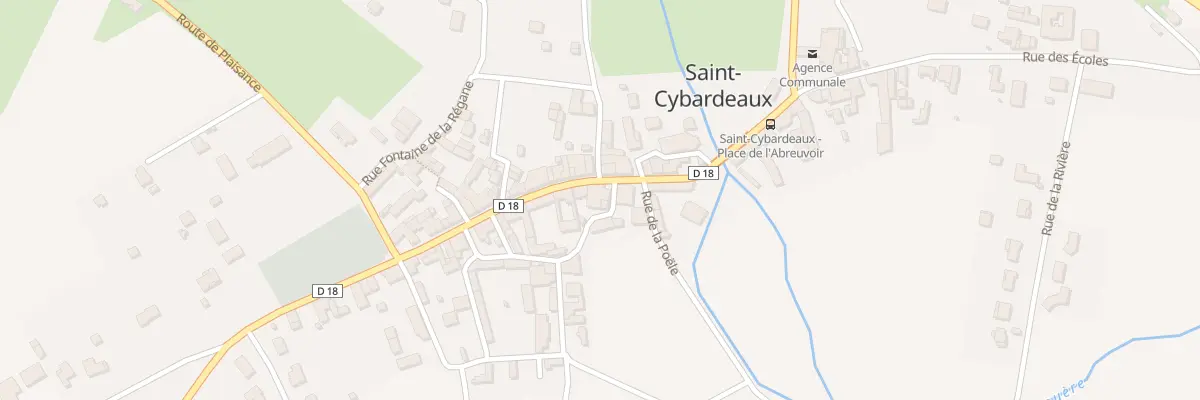 Plan du 177 Rue des Halles à Saint-Cybardeaux