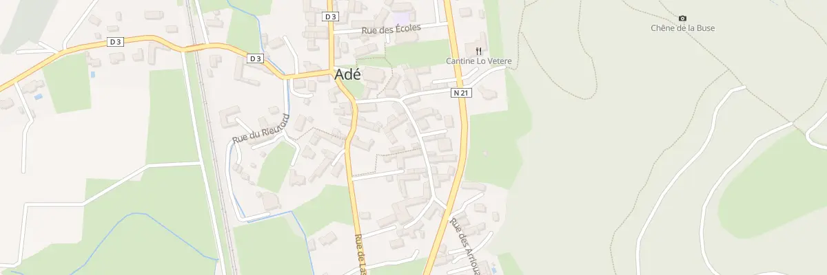 Plan du 8 Rue du Lavedan à Adé