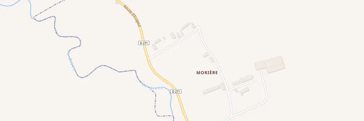 Plan du 269 Che de la Moriere -Ouville- à Saint-Pierre-en-Auge