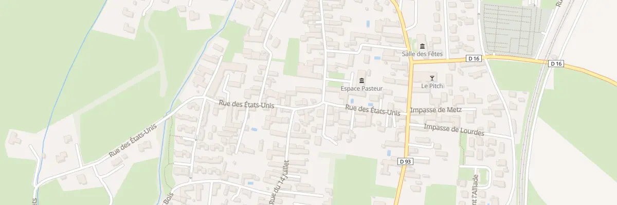 Plan du 4 Rue des Etats Unis à Ossun