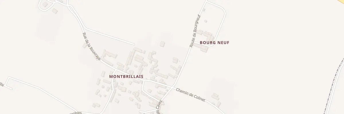Plan du 3 Rte de Bourgneuf à Saint-Léger-de-Montbrillais