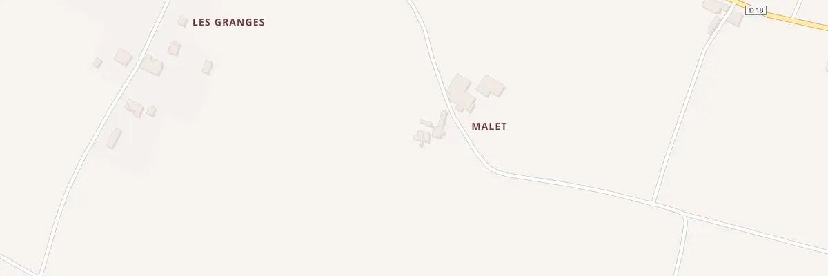 Plan du 181 Malet-Sud à Pujols