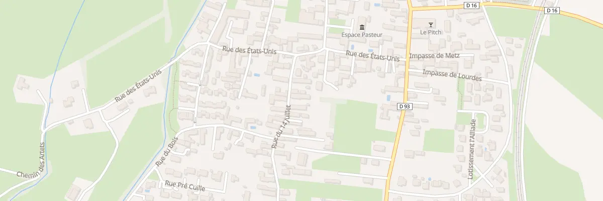 Plan du 7 Rue du Quatorze Juillet à Ossun