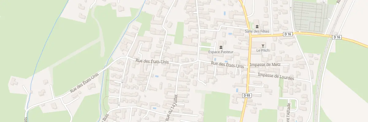 Plan du 6 Rue des Etats Unis à Ossun