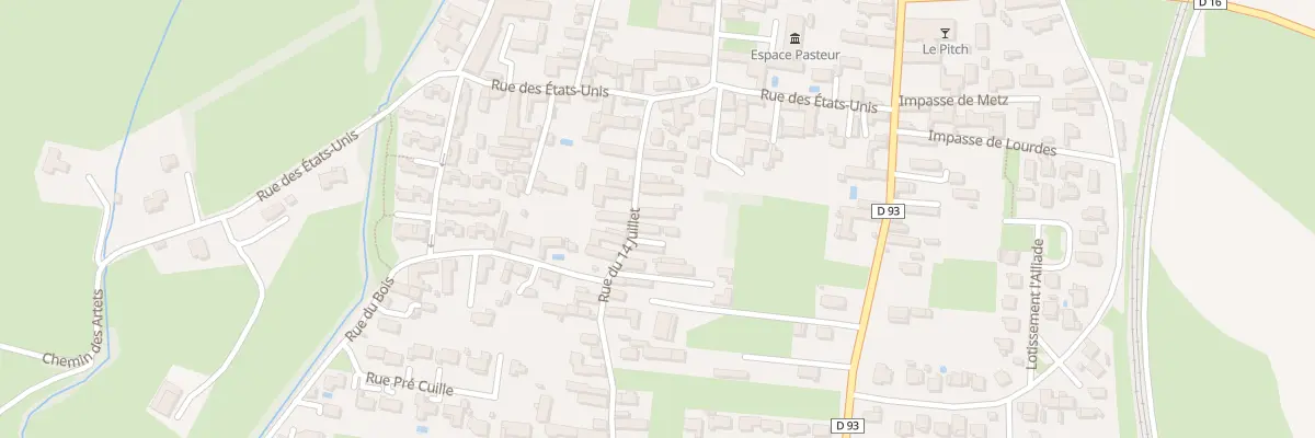 Plan du 9 Rue du Quatorze Juillet à Ossun