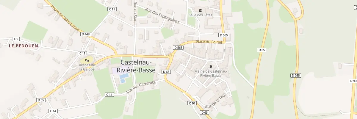 Plan du 5065 La Ville à Castelnau-Rivière-Basse