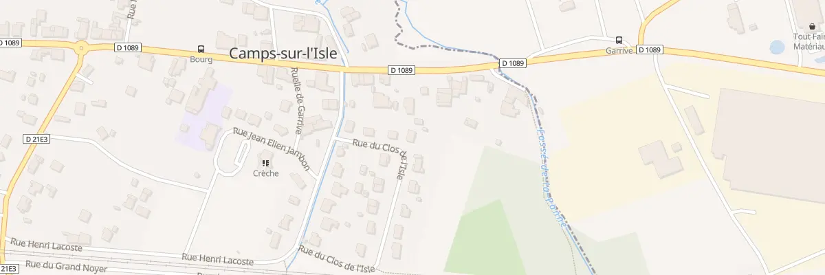 Plan du 14 Rue du Clos de l’Isle à Camps-sur-l’Isle
