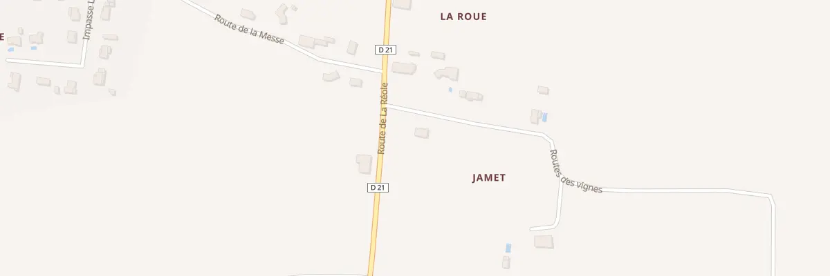 Plan du 1B Jamet à Loubens