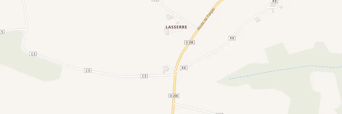 Plan du 116 Rte de Panjas à Ayzieu