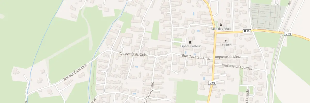 Plan du 8 Rue des Etats Unis à Ossun