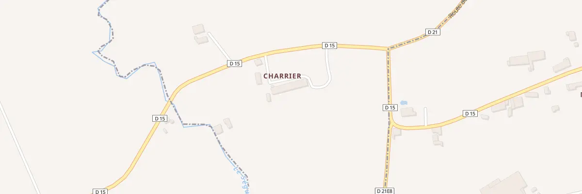 Plan du 1 Charrier à Landerrouet-sur-Ségur