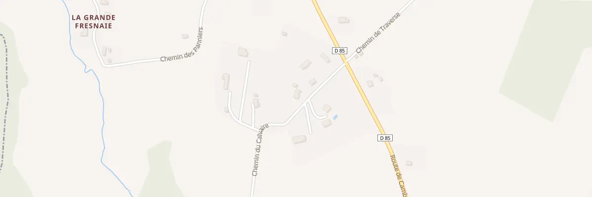 Plan du 8 Che du Calvaire à Saint-Jouin