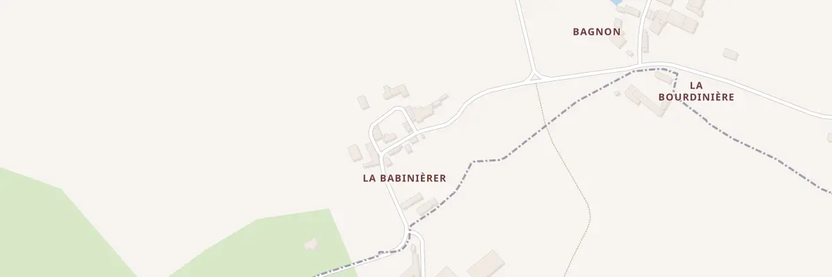 Plan du 5384 La Babinière à Chey