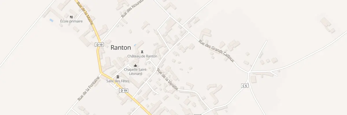 Plan du 7 Rue de la Cohue à Ranton