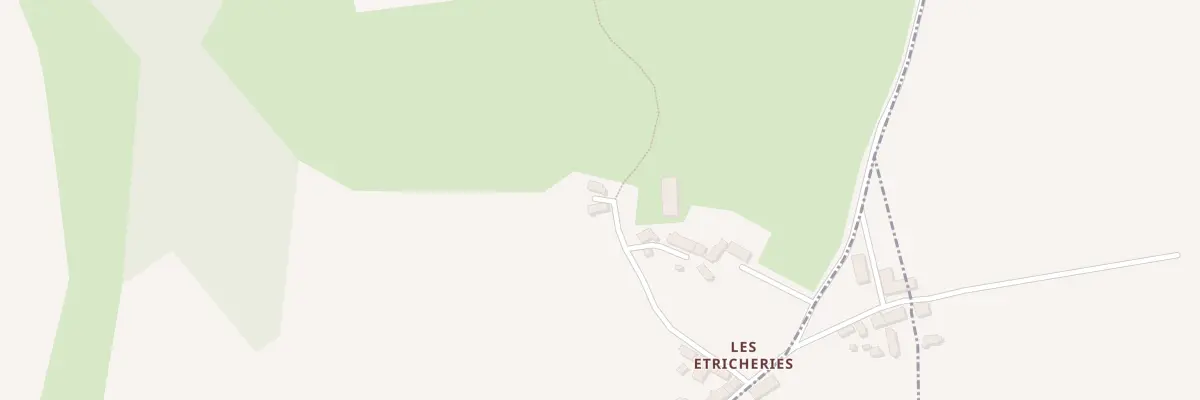 Plan du 6 Les Etricheries à Douillet
