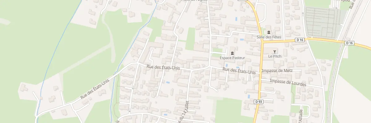 Plan du 10 Rue des Etats Unis à Ossun