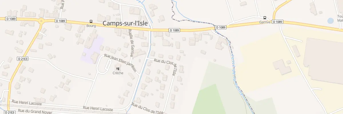 Plan du 16 Rue du Clos de l’Isle à Camps-sur-l’Isle