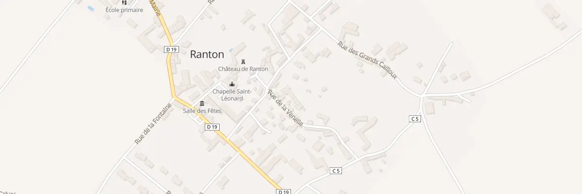 Plan du 4 Rue de la Venelle à Ranton