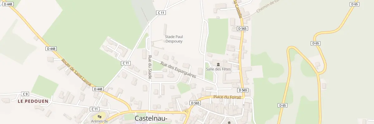 Plan du 4 Rue des Esparguerres à Castelnau-Rivière-Basse