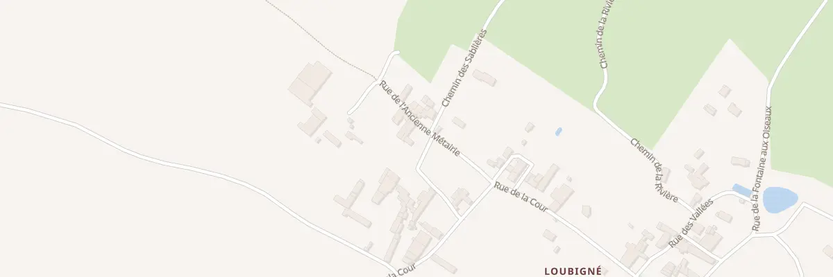 Plan du 1 Rue de l’Ancienne Métairie à Exoudun
