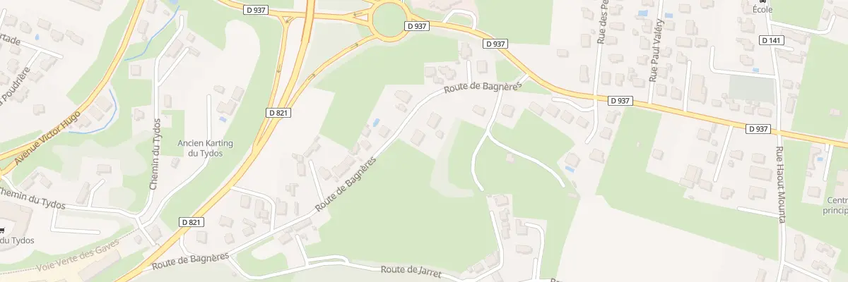 Plan du 4 Rte de Bagnères à Lourdes