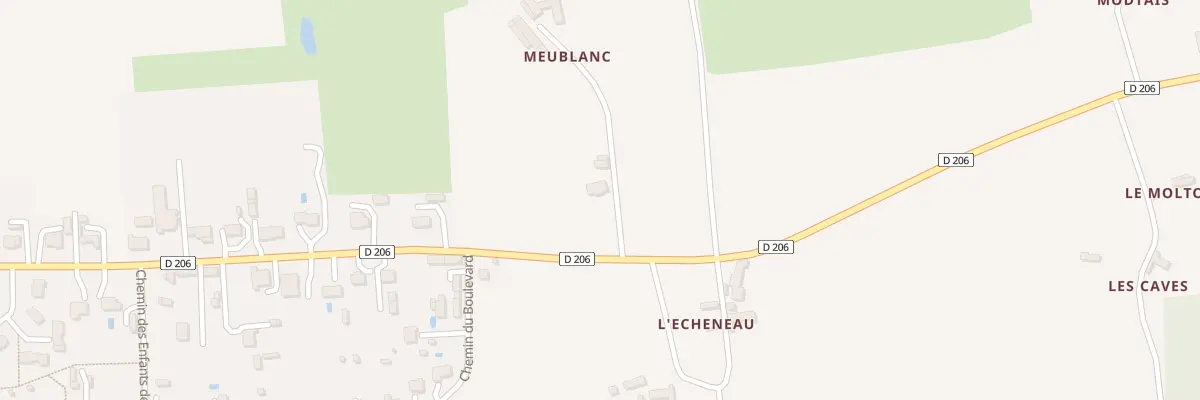 Plan du 655 Rte de Vernantes à Blou