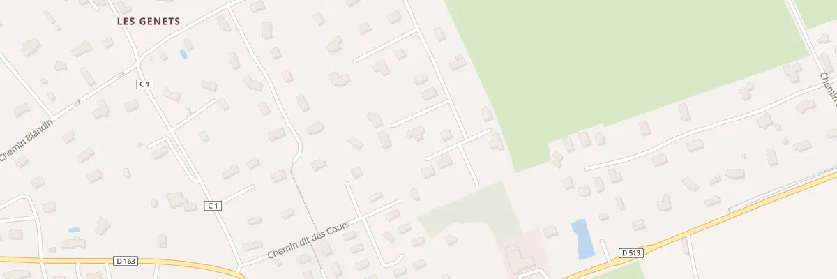 Plan du 1045 Chemin Blandin à Auberville