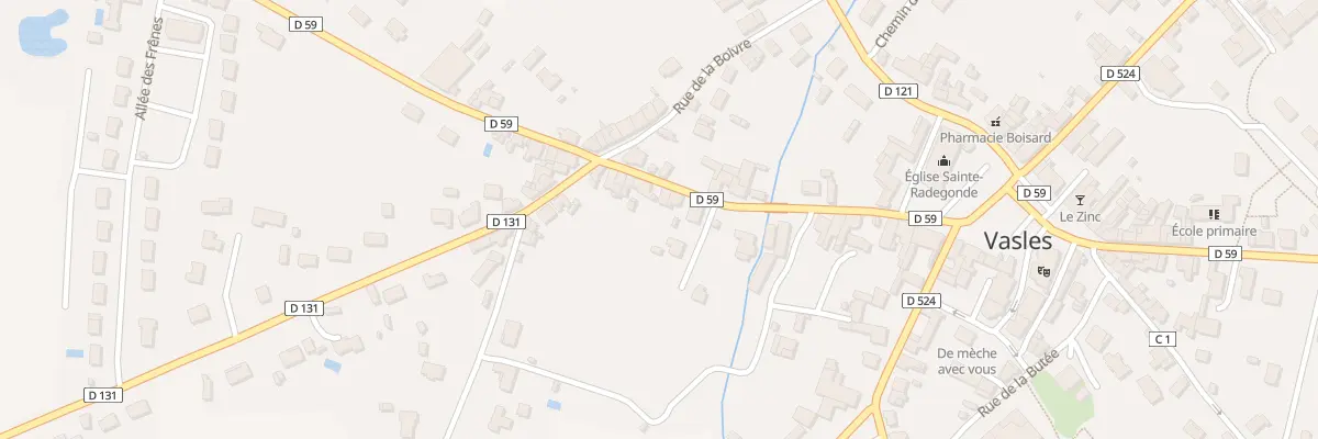 Plan du 17 Rue du Fouilloux à Vasles