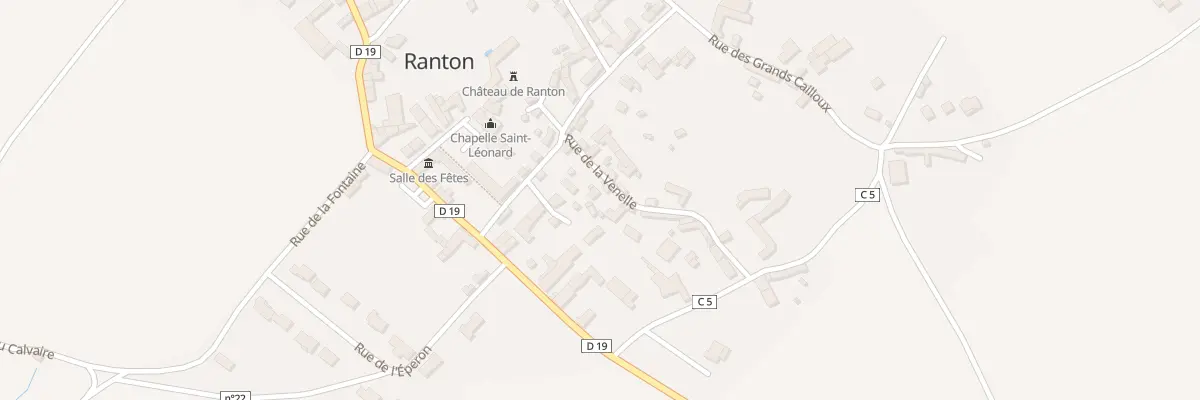 Plan du 5027 Rue de la Venelle à Ranton