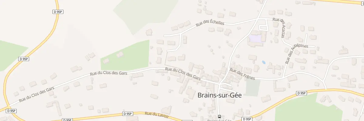 Plan du 2 Res des Echelles à Brains-sur-Gée