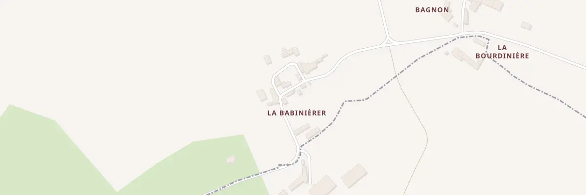 Plan du 5305 La Babinière à Chey