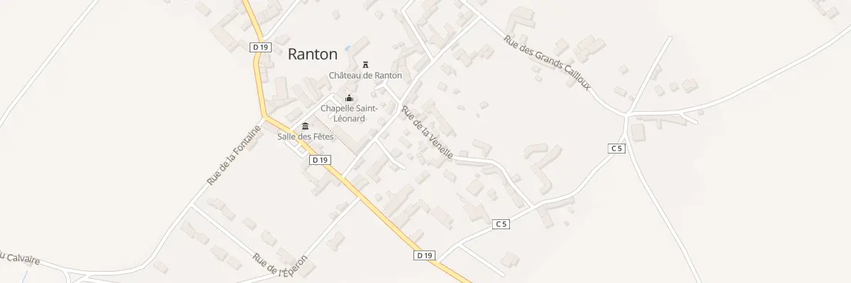 Plan du 5026 Rue de la Venelle à Ranton