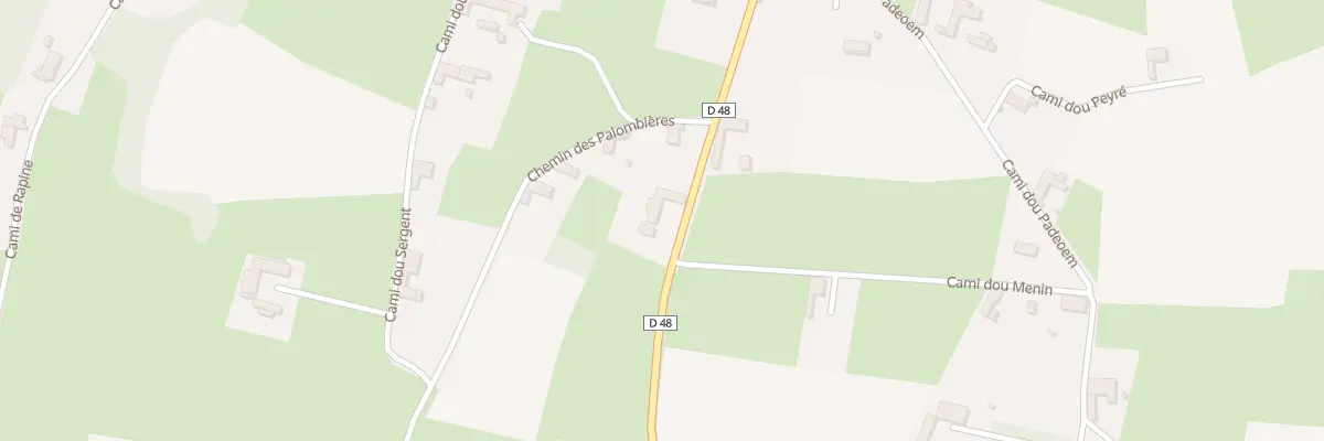 Plan du 32 Rte des Pyrénées à Lascazères