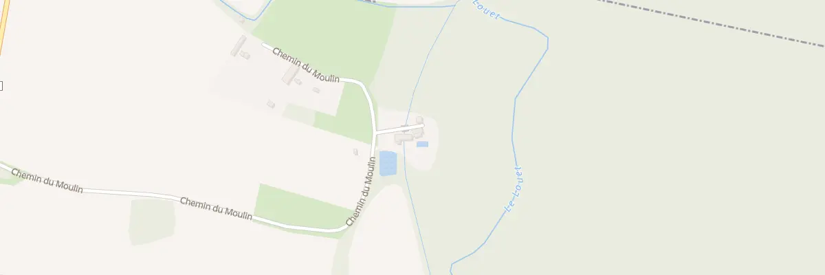Plan du 2 Che du Moulin à Moncaup