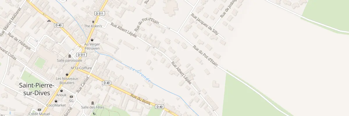 Plan du 16 Rue Albert Lépée à Saint-Pierre-en-Auge