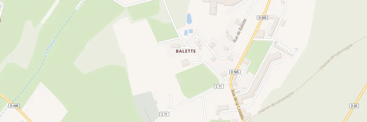 Plan du 1 Che de Balette à Castelnau-Rivière-Basse