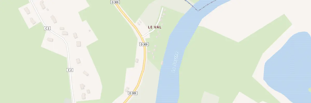 Plan du 5152 Le Val à Fercé-sur-Sarthe