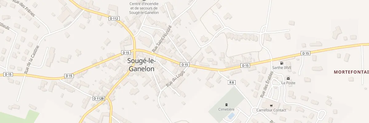 Plan du 13 Rue des Tisserands à Sougé-le-Ganelon