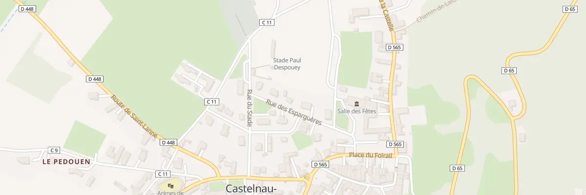 Plan du 6 Rue des Esparguerres à Castelnau-Rivière-Basse