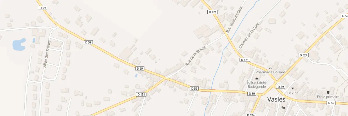 Plan du 11 Rue de la Boivre à Vasles