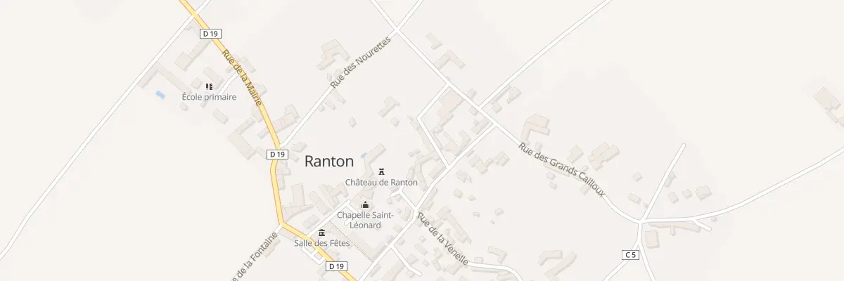 Plan du 6 Rue du Carrefour à Ranton