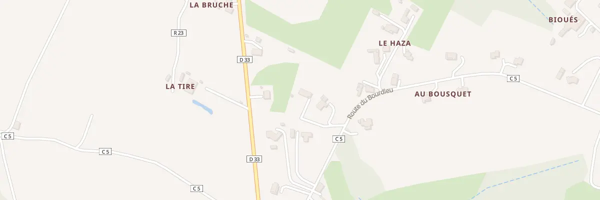 Plan du 6252 Aux Bioues à Sainte-Christie-d’Armagnac