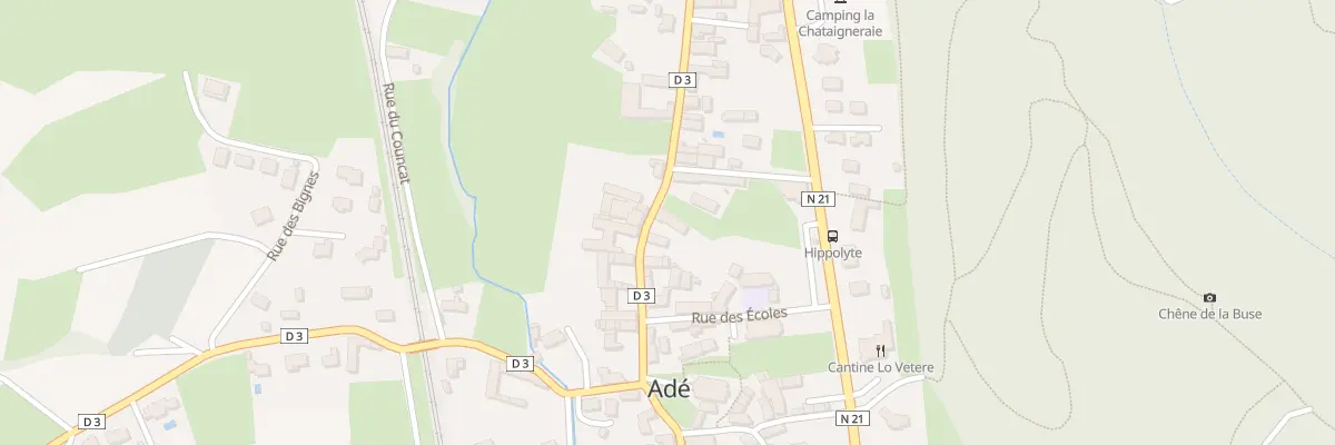 Plan du 10 Rue de Bigorre à Adé