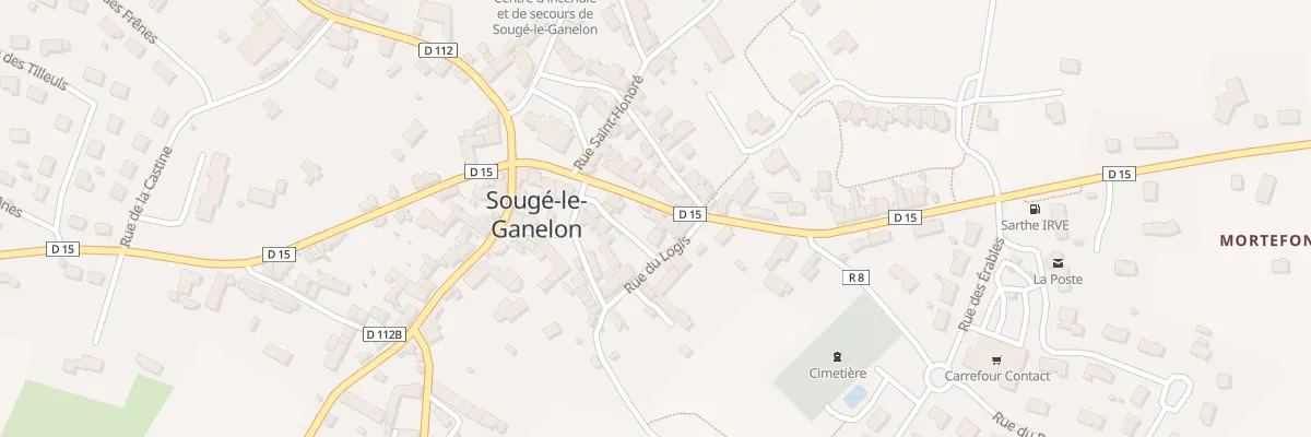 Plan du 4 Rue des Tisserands à Sougé-le-Ganelon