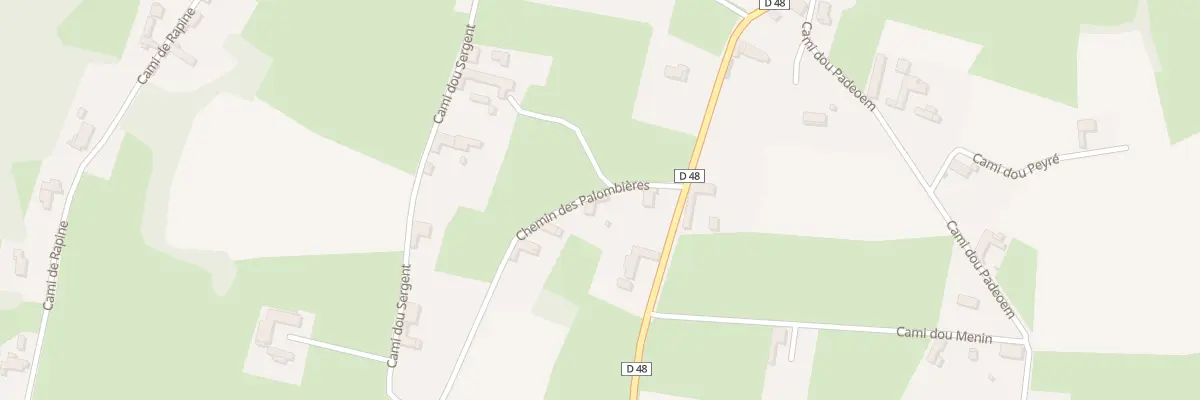 Plan du 3 Che des Palombieres à Lascazères