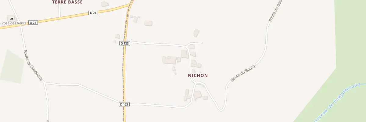 Plan du 75 Nichon-Nord à Saint-Cibard