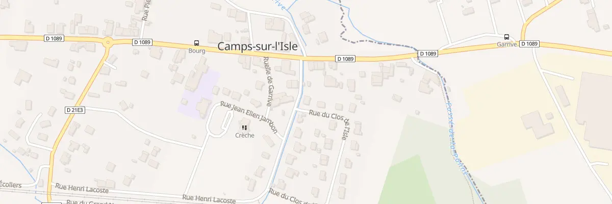 Plan du 3 Rue Henri Lacoste à Camps-sur-l’Isle
