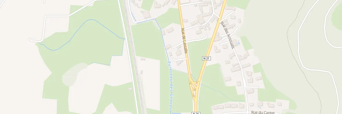 Plan du 22A Rue de Lassalle à Adé