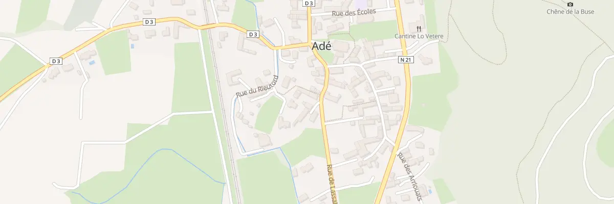 Plan du 8 Rue de Lassalle à Adé