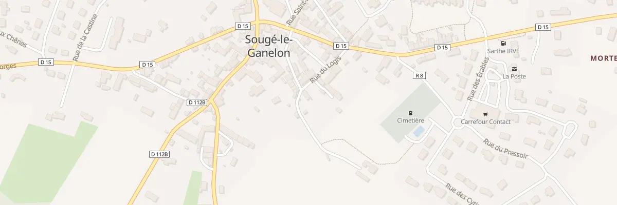Plan du 5 Rue de L Escole Corbin à Sougé-le-Ganelon